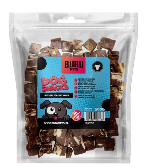 Bubu Pet Kostki z Wołowiną i Dorszem 500g