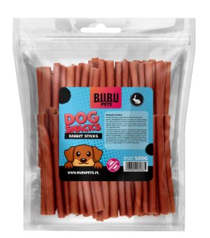 Bubu Pet Miękkie Paluszki z Królika 500g