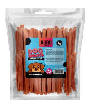 Bubu Pet Stripsy paski z Królika 500g