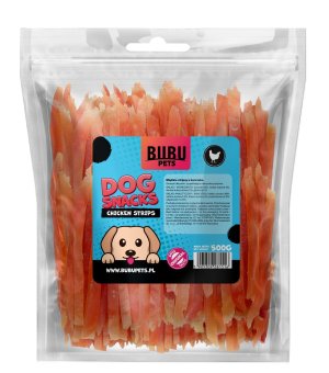 Bubu Pet Stripsy paski z Kurczaka 500g