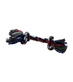 Bubu Pet sznur pleciony multicolor zabawka dla psa 15cm