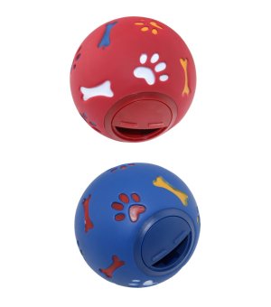 Bubu Pet twarda piłka na przysmaki dla psa 7,5cm