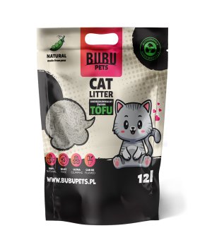 BUBU PET Żwirek Tofu biodegradowalny 12l naturalny