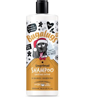 🎄🎁 Bugalugs Christmas Edition Gingerbread - uniwersalny szampon dla psa o zapachu pierniczków 500ml
