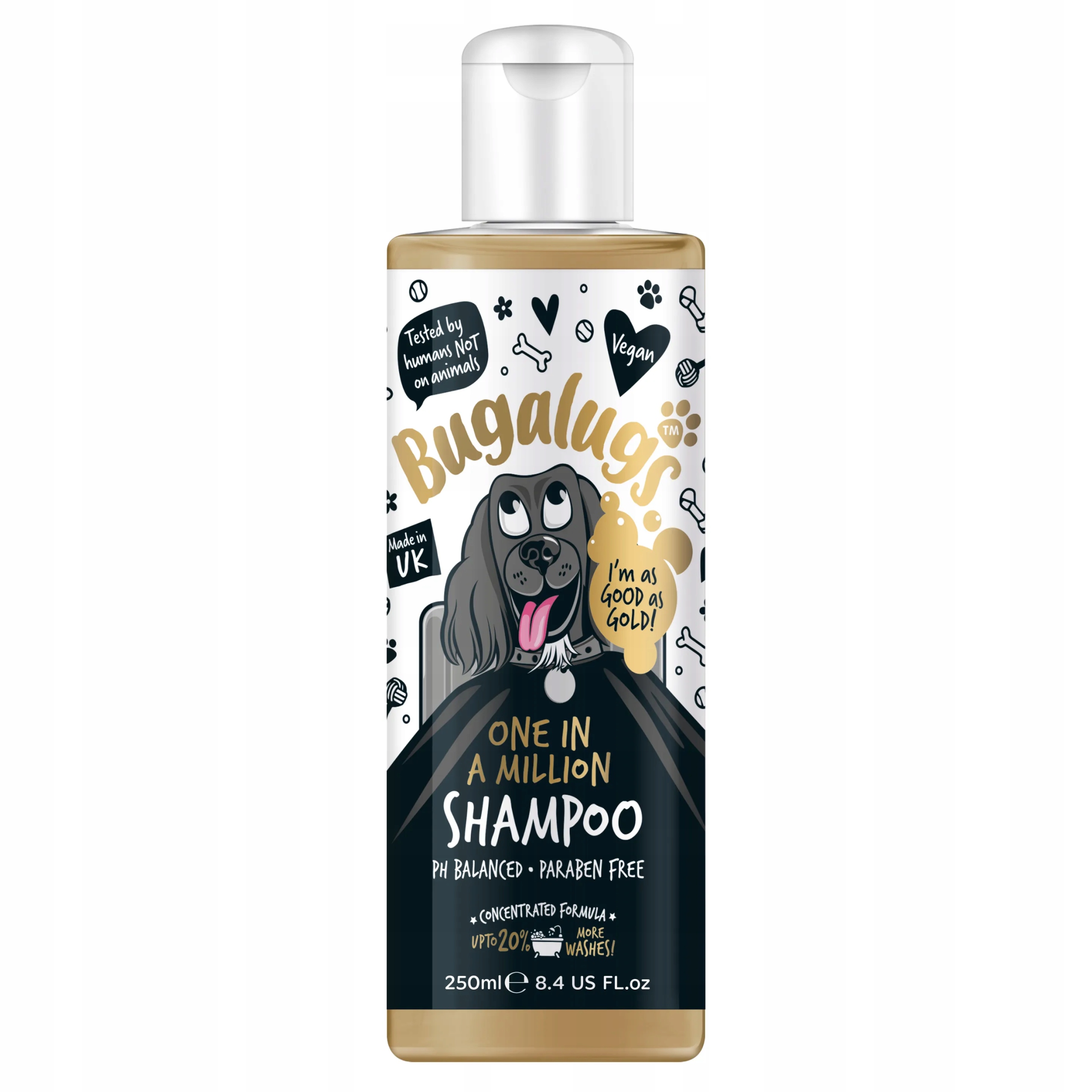Bugalugs Szampon Odżywczo Kojący One in a Milion 250ml