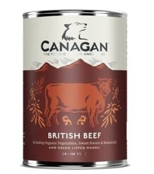 Canagan Dog British Beef mokra karma dla psa z wołowiną puszka 400g