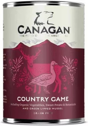 Canagan Dog Country Game mokra karma dla psa z dziczyzną puszka 400g
