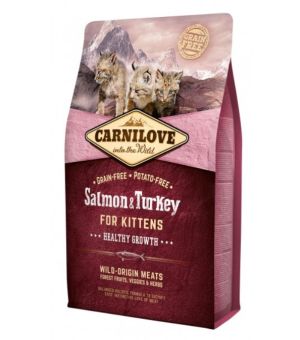 Karma sucha dla kota Carnilove Cat Salmon Turkey Kittens 6kg