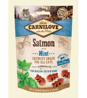 Carnilove Cat Snack Crunchy Salmon & Mint 50g