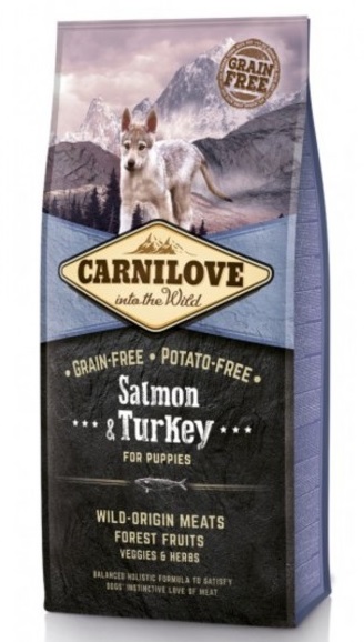 Karma sucha dla psa Carnilove Puppy Junior Salmon Turkey 12kg 