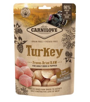 Carnilove Raw Freeze-Dried Snacks Turkey 60g