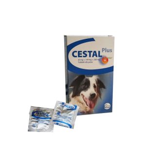 Cestal Dog Plus Flavour tabletki na odrobaczanie psów - 1 szt [Dostępny tylko w sprzedaży stacjonarnej]