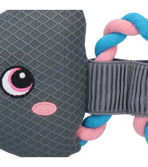 CoolPets Pull me! Fishy Rope Flamingo - ryba z liną zabawka do wody dla psa