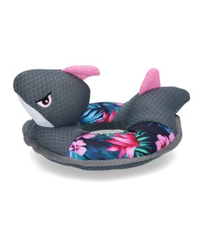 CoolPets Ring o' Sharky Flower - rekin zabawka do wody dla psa