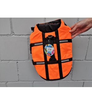 Delfin Kamizelka Ratunkowa dla Psa M 30CM pomarańczowa