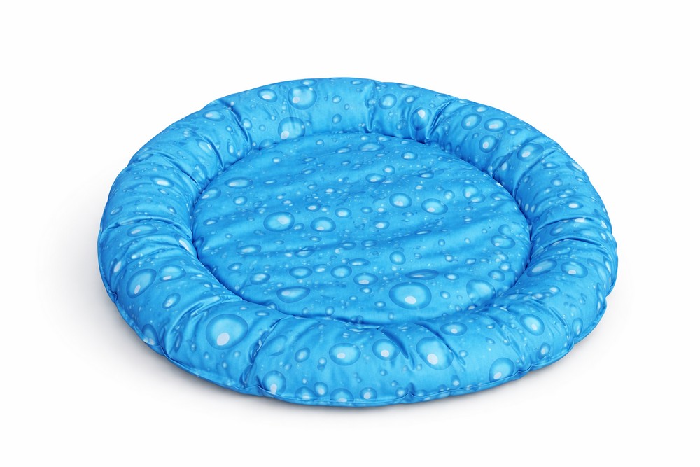 Delfin Legowisko Chłodzące Okrągłe 70cm krople