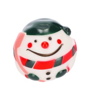 🎄🎁 Dingo Piłka dla psa Bałwanek 8cm