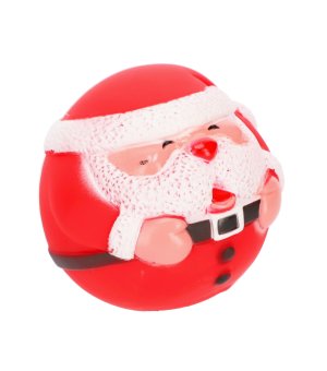 🎄🎁 Dingo Piłka dla psa Mikołaj 8cm