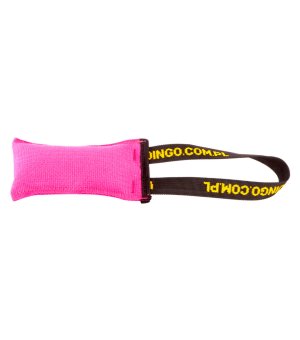 Dingo szarpak bawełniany AGILITY  27cm x 6cm różowy 