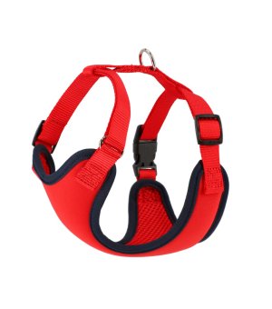 Dingo Szelki bezuciskowe z dwupaskową regulacją rozm. M czerwone