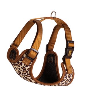 Dingo Szelki bezuciskowe z dwupaskową regulacją rozm. XS leopard