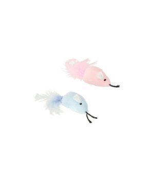 Dingo Zabawka dla kota Myszki Twin 2szt.