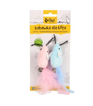 Dingo Zabawka dla kota Myszki Twin 2szt.