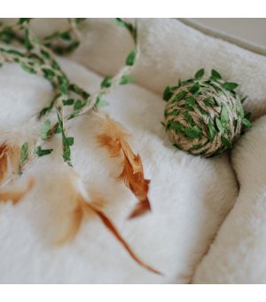 Dingo Zabawka dla kota piłka Forest 6cm