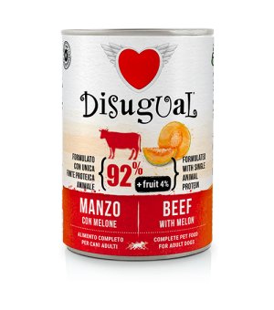 Disugual karma mokra dla psów dorosłych Wołowina z Melonem 400g