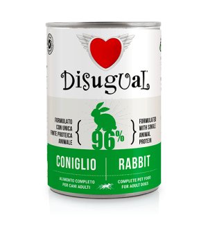 Disugual karma mokra dla psów dorosłych monobiałkowa Królik 400g