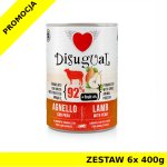 Disugual karma mokra dla psów dorosłych Jagnięcina z Gruszką ZESTAW 6x 400g