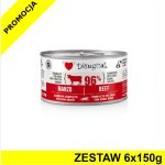 Disugual karma mokra dla psów dorosłych monobiałkowa Wołowina ZESTAW 6x 150g