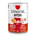 Disugual karma mokra dla psów dorosłych Cubes Pieczona Wołowina z Kurczakiem i Dynią 400g