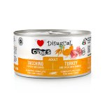 Disugual karma mokra dla psów dorosłych Cubes Indyk z Szynką Wieprzową i Marchewką 150g