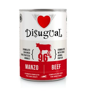 Disugual karma mokra dla psów dorosłych monobiałkowa Wołowina 400g