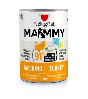 Disugual karma mokra dla szczeniąt i suk karmiących monobiałkowa Indyk 400g