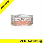 Disugual karma mokra dla szczeniąt Cubes Pieczona Cielęcina z Indykiem i Cukinią ZESTAW 6x 85g