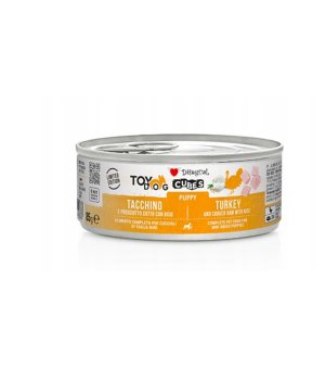 Disugual karma mokra dla szczeniąt Cubes Indyk z Szynką Prosciutto i Ryżem 85g