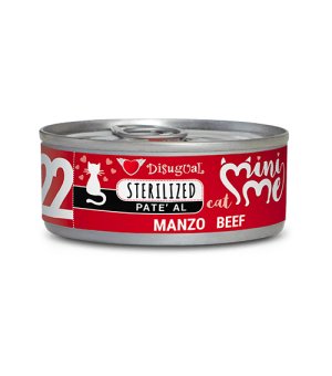 Disugual MINI-ME 22 karma mokra dla kotów sterylizowanych Wołowina 85g