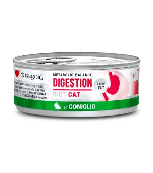Disugual Veterinary Cat Digestion Low Fat Królik 85g