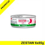 Disugual Veterinary Cat Digestion Low Fat Królik ZESTAW 6x 85g