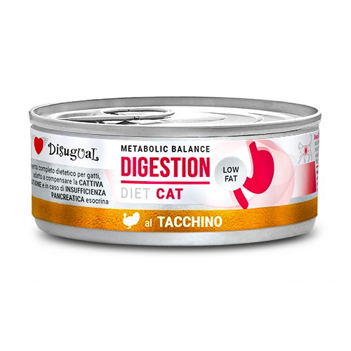 Disugual Veterinary Cat Digestion Low Fat Indyk 85g