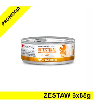 Disugual Veterinary Cat Intestinal Indyk ZESTAW 6x 85g