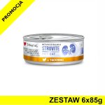 Disugual Veterinary Cat Struvite Indyk ZESTAW 6x 85g