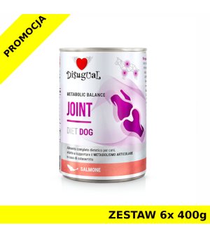 Disugual Veterinary Dog Joint Łosoś ZESTAW 6x 400g