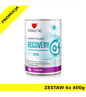 Disugual Veterinary Dog Recovery Kaczka ZESTAW 6x 400g
