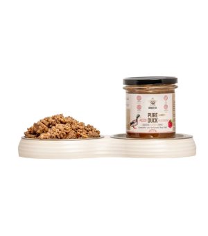 Dogstar karma mokra dla psów dorosłych Pure Kaczka z Malinami 300g w słoiku