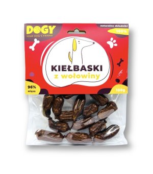 DOGY - Kiełbaski z Wołowiny 100g