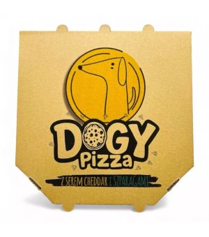 DOGY PIZZA - z Serem Chedar i Szparagami 22cm 