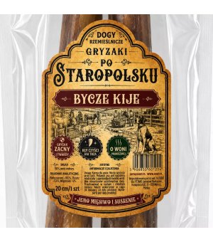 DOGY RZEMIEŚLNICZE Bycze Kije 20cm 2szt.
